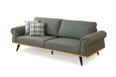 QUATTRO KOLTUK TAKIMI GRİ TURUNCU