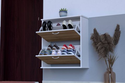 UMAY ASMA 72 CM 2 DÜŞER KAPAKLI AYAKKABILIK, MEŞE