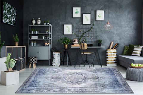 LATTE DİZAYN AXEL DEKORATİF ÖZEL TASARIM SALON HALISI, YIKANABİLİR, 100X200