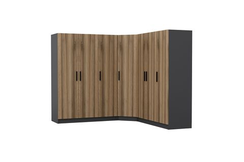 MİNAR KALE GARDIROP 7,  7 KAPAKLI,  DORE