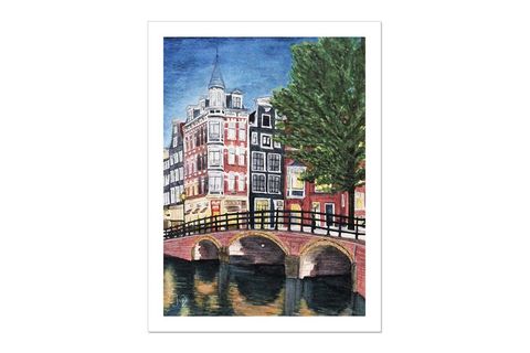 SULUBOYA AMSTERDAM POSTERİ ÇERÇEVESİZ