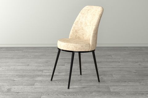 ROVENA LEONA AÇILABİLİR MUTFAK MASASI TAKIMI, SİYAH MERMER DESEN, KREM, 132X80
