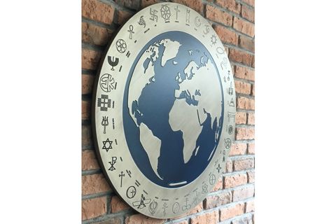 DÜNYA HARİTASI VE DÜNYA ÜZERİNDEKİ İNANÇLAR