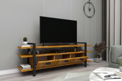 WOODFACE LUCCA DOĞAL AHŞAP TV SEHPASI, MEŞE
