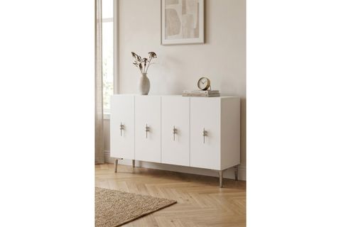 SALKIM KONSOL VE TV SEHPASI BEYAZ SİLVER 120 CM KA1217BS