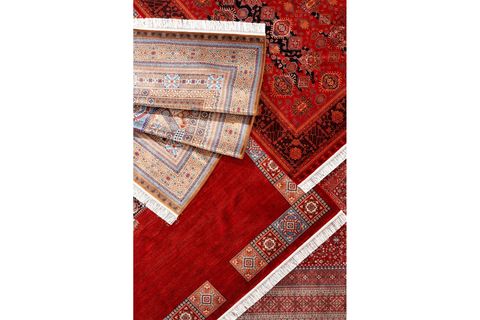 KOZA GÖRDES BORDO SALON HALISI A5722A, 160X230