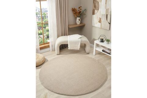 MİRA BALİ 4500 MODERN SHAGGY HALI, VİZON, 120X120