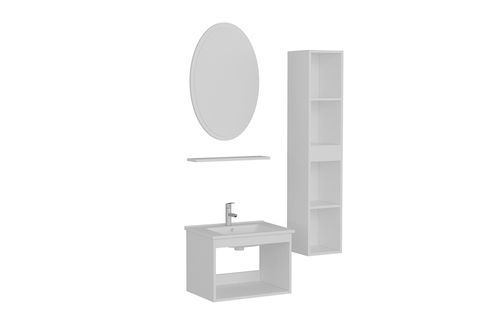 NİKA BANYO DOLABI 65CM AS2K 1EA1R ETJ BOY BEYAZ
