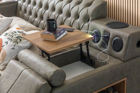 ROME TV MODÜLLÜ MASAJLI AKILLI KARYOLA, KAHVERENGİ