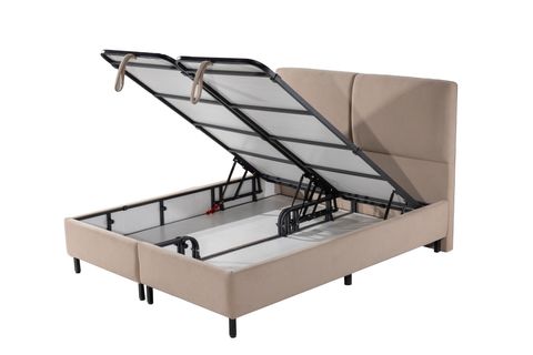 MAZE BAZA VE BAŞLIK SETİ, CAPPUCCINO, 160X200