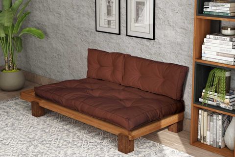 WOODESK ARİN MASİF SEDİR, TİK-KİREMİT RENK, CPT8377-200