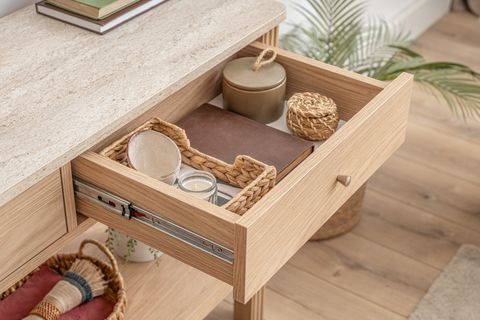 HAVEN ÇEKMECELİ DRESUAR, MEŞE TRAVERTEN