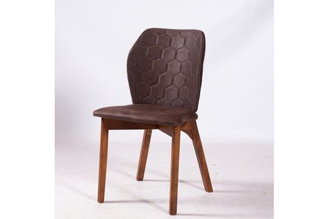 MOON MASA VE SANDALYE TAKIMI, KOYU KAHVE, 125X80