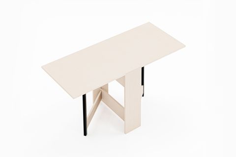 MİRO KATLANIR MUTFAK MASASI, BEJ, 24X60