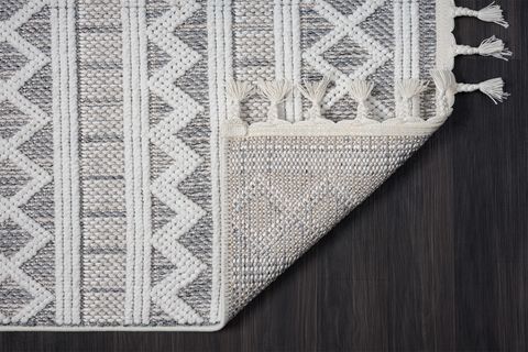 VONNO HOME TOKYO SHAGGY HALI 0E601A, GRİ KREM, 80X300