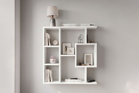 ENDA HOME YEGANE ÇİFT KULLANIMLI DUVAR RAFI BEYAZ