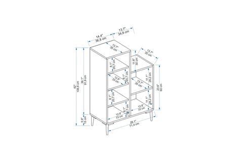 ARNETTİ REYSARY ÇOK AMAÇLI DOLAP, ATLANTİK ÇAM ANTRASİT