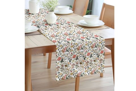 ZARİF ÇİÇEK PAMUKLU MASA RUNNER, 0092 50X150 CM