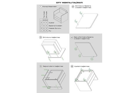 CİTY YATAKLI İKİLİ KOLTUK, GRİ