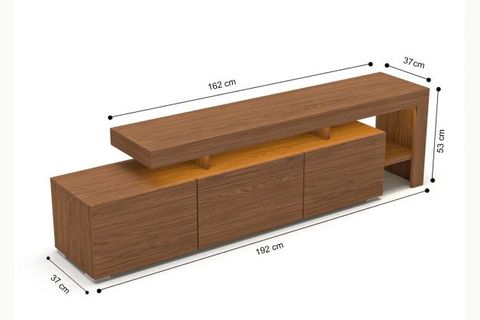 LUMA LED IŞIKLI TV ÜNİTESİ KONSOL, 192 CM