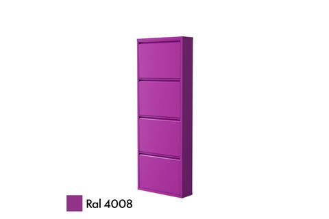 LİNEA METAL AYAKKABILIK, MÜRDÜM, 4 KAPAKLI