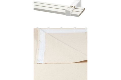 NATUREL PERDE KORNİŞLİ PİLELİ VİNTAGE 200X185