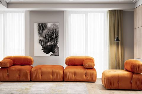 NEW BUBLE PUF, TURUNCU