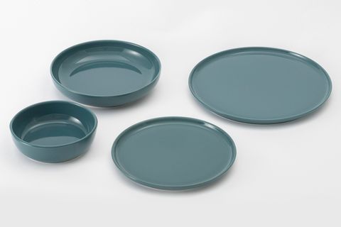 KİTCHEN ESSENTİALS STONEWARE PASTA TABAĞI 22 CM, MAVİ