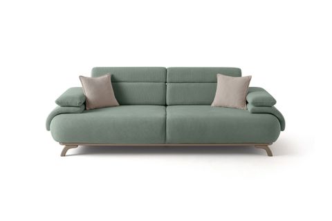 ALASKA SIRT MEKANIZMALI KASALI ÜÇLÜ KOLTUK, SU YEŞİL