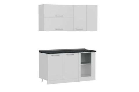 MİNAR 150CM KÖŞE MUTFAK DOLABI BEYAZ K150B2