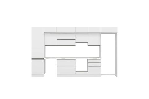 ALVİNKA 410X240 CM MUTFAK DOLABI, MBB E90B60S60 1 ANTRASİT SUNTALAM