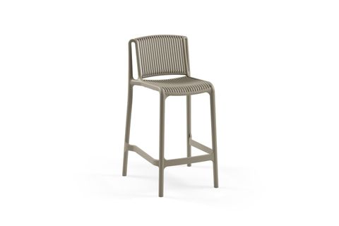 NES BAR SANDALYESİ, VİZON, 65 CM DÖRTLÜ SET