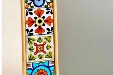 ALORE KONSOL ÜZERİ EL YAPIMI MASİF SALON AYNASI