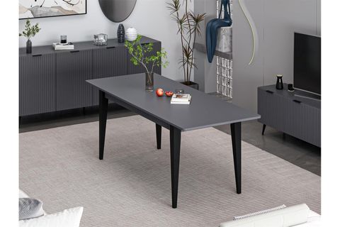 KALE PLUS AÇILIR YEMEK MASASI, ANTRASİT ANTRASİT