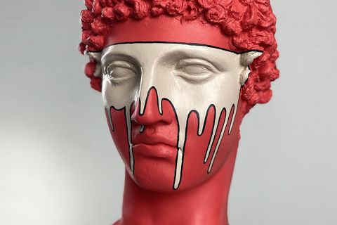 HERMES DYNAMITE POP ART DEKORATİF ROMA YUNAN HEYKELLERİ