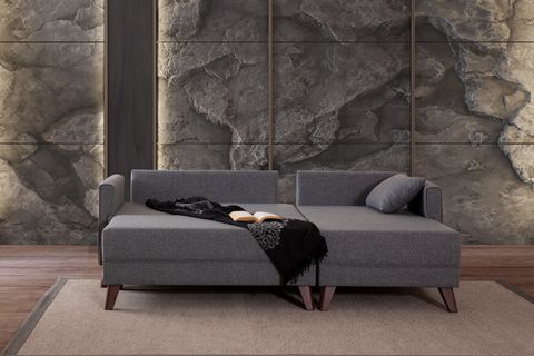 GLORİA MİNİ KÖŞE KOLTUK, GRİ, SAĞ KÖŞE