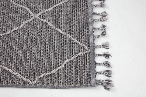 4K INFİNİTY COLLECTİON MODERN MAKİNE HALISI 02, GREY, 80X150 CM