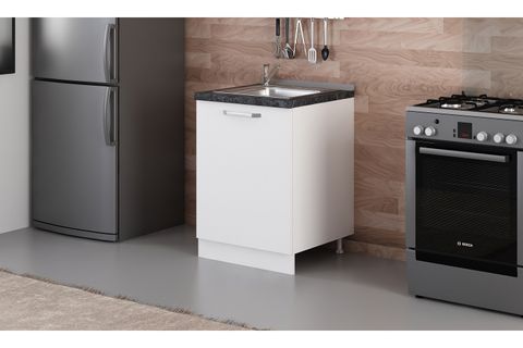 MİNAR 60 CM MUTFAK DOLABI BEYAZ 60-B1-ALT MODÜL