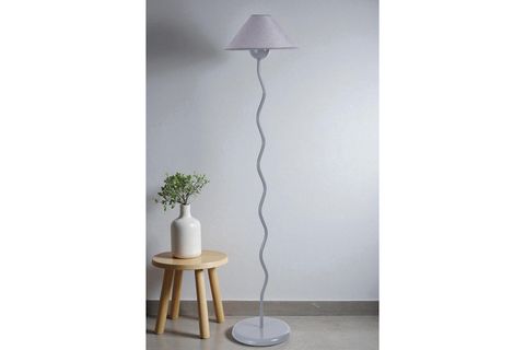 EVA GRİ LAMBADER, HASIR GRİ ABAJURLU