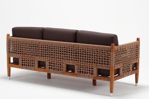 KASTOR RATTAN ÜÇLÜ KOLTUK, KAHVERENGİ