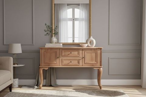 OLİVİA COUNTRY İSKANDİNAV KONSOL, NATURAL AHŞAP