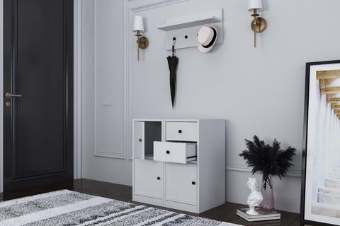 BERA PORTMANTO, 3 KAPAKLI 2 ÇEKMECELİ, PRT-1070-Ç