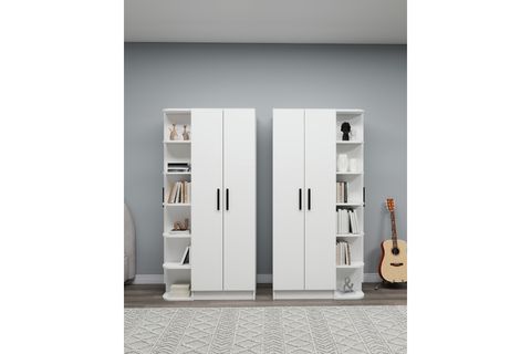 LİNDA LUSES GARDIROP, BEYAZ, 6 KAPAKLI