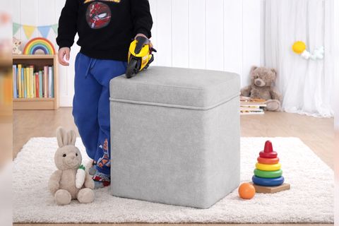 PİKLET ÇOCUK SANDIKLI PUF, GRİ