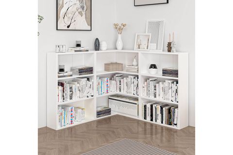 ADEL KÖŞE KİTAPLIK, BEYAZ, SET 2