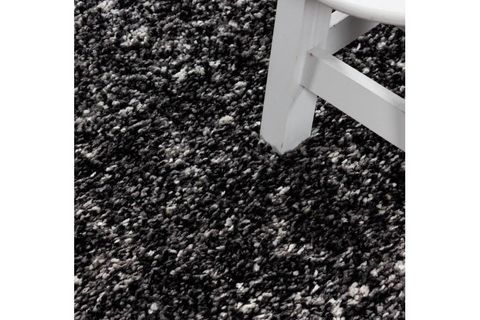 SHAGGY HALI, TÜYLÜ, ANTRASİT GRİ BEYAZ, 80X250