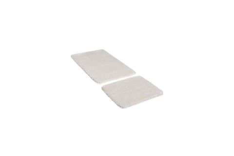 SEGURA PELUŞ KAYDIRMAZ TABAN İKİLİ BANYO PASPASI, KREM, 60X100-50X60
