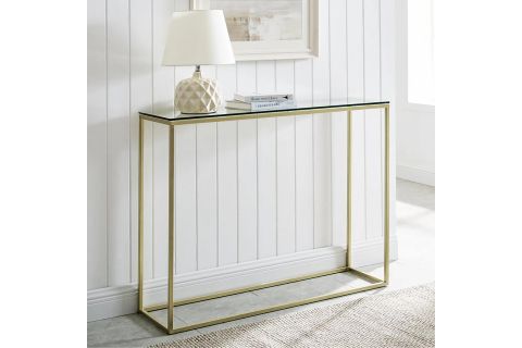 WİCK GOLD METAL DRESUAR KONSOL