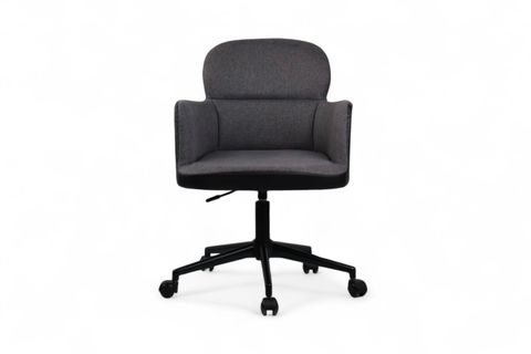 SANCAK OFİS ROLL ÇALIŞMA SANDALYESİ, SİYAH ANTRASİT