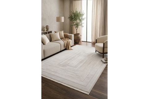 KOZA BERGAMA KREM HALI A6100A, 80X150